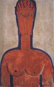 Large Red Bust (mk39) Amedeo Modigliani